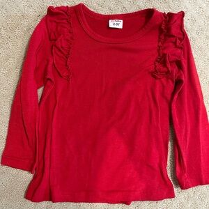 ⚡️2 for $5 ⚡️Ruffled long sleeve top